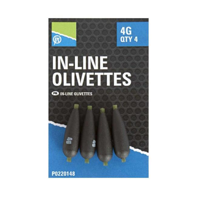 Weights | Inline Olivettes Pike Fishing Weights